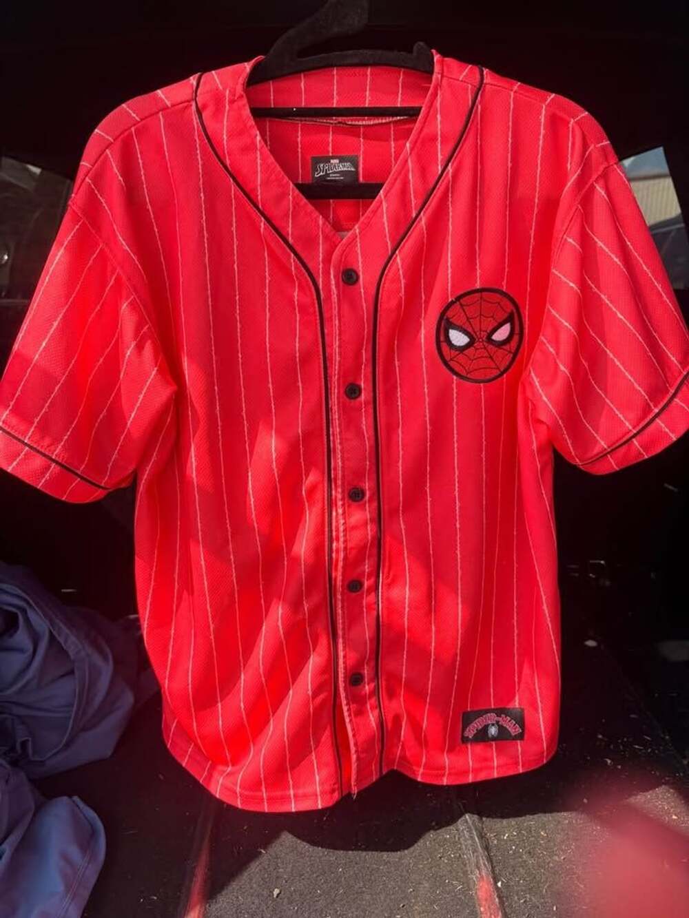 Spider-Man Boys Character Graphic Baseball Jersey